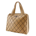Chanel Wild Stitch Calf Beige Tote Bag — view 2