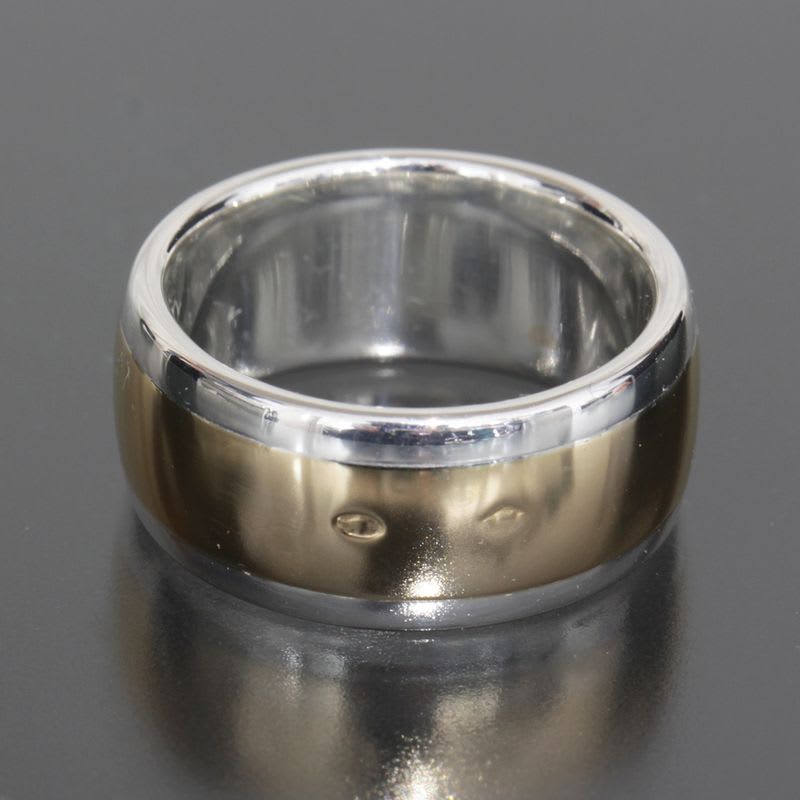 Hermes H Logo Ring No 8 18K SV 925 Special Price Inner Box E1736 — view 3