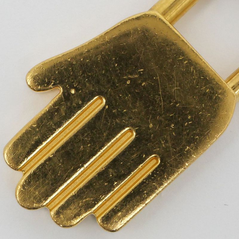 Hermes Cadena Hand Motif 2002 Limited Gold Annee de LA MAIN Charm — view 6
