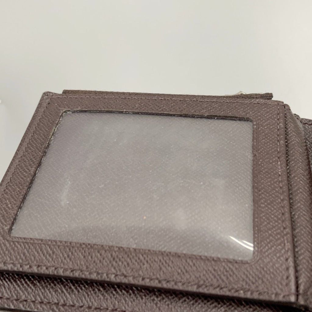 Louis Vuitton Taiga Portefeuille Amerigo Nm Bifold Short Wallet Brown — view 6