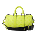 Louis Vuitton Shoulder Bag Keepall Bandouliere 25 Lemon Yellow — view 2
