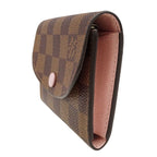 Louis Vuitton Wallet Coin Case Damier Canvas Porte Monnaie Rosalie — view 4