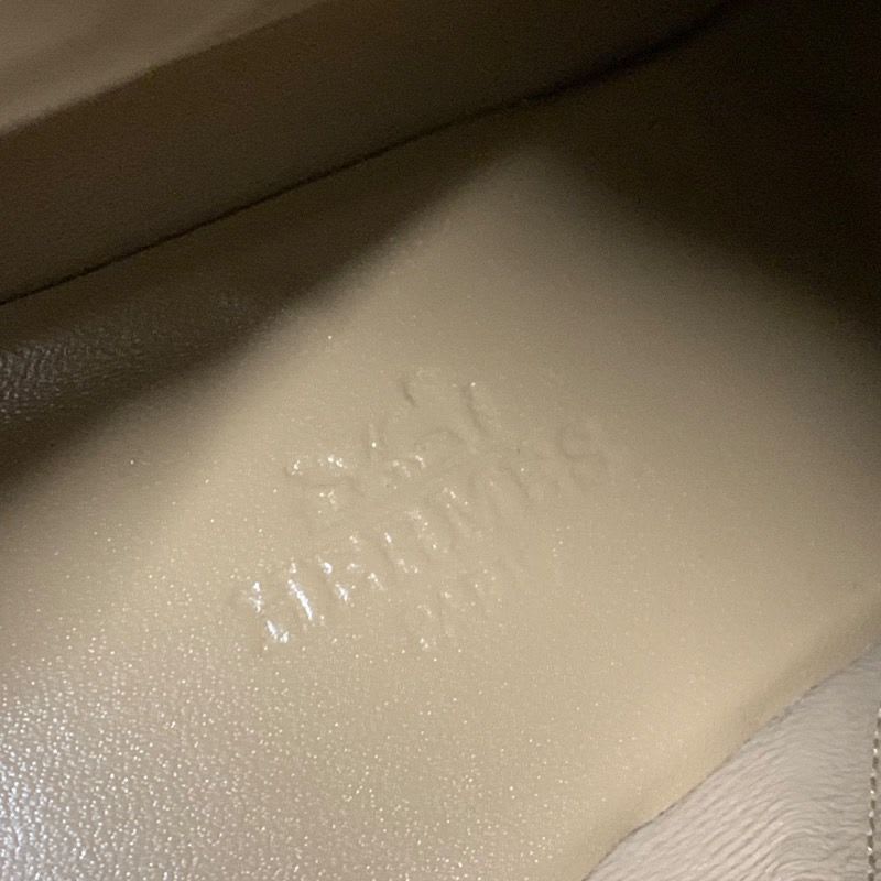 Hermes Saint Germain Boots Short Shoes Kelly Hardware Suede Red Silver — view 7
