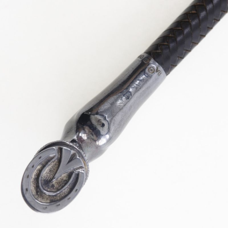 Hermes Whip Horseshoe Leather and Metal Brown Miscellaneous — view 4