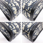 Dior Safari North South Oblique Jacquard Silver Hardware Hand — view 5