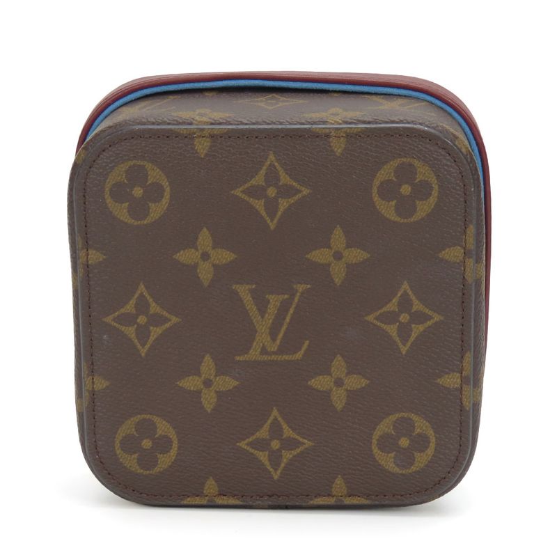 Louis Vuitton Accessory Pouch Boite Camille MM Gi0019 Monogram Leather Bordeaux — view 5
