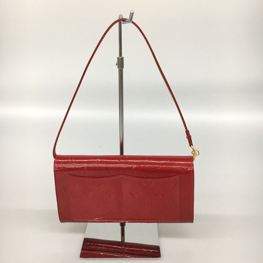 Louis Vuitton Wallet Clutch Red Vernis Ross More MM — view 3