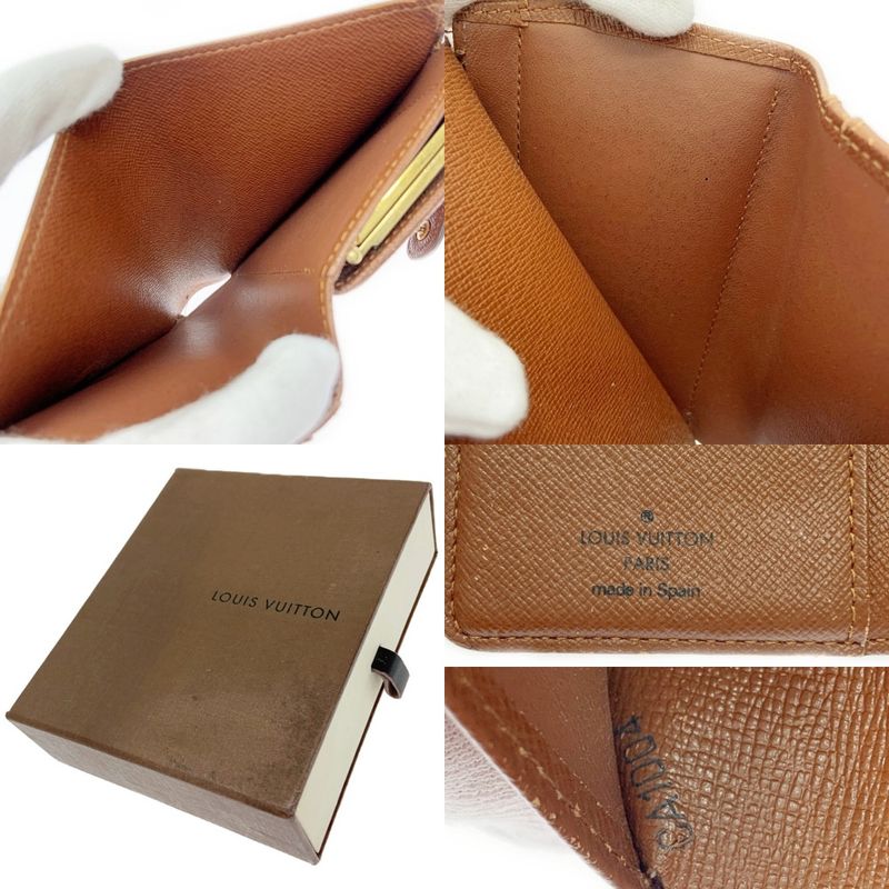 Louis Vuitton Monogram Porte Monet Vier Viennois Brown Bifold — view 8