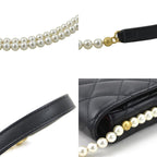Chanel Shoulder Lambskin Black Wallet — view 8