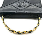 Chanel Chain Hand Bag CC Logo Black — view 6