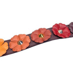 Fendi Strap You Shoulder Small Flower Motif Studded Leather Purple — view 8