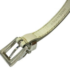 Prada 1 Ib351 Bracelet Bangle Accessories Small Triangle Logo Leather White — view 8
