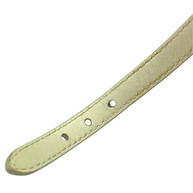 Prada 1 Ib351 Bracelet Bangle Accessories Small Triangle Logo Leather White — view 9