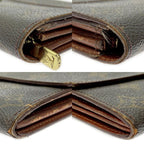 Louis Vuitton Monogram Pochette Porte Monet Cles Di Brown — view 5