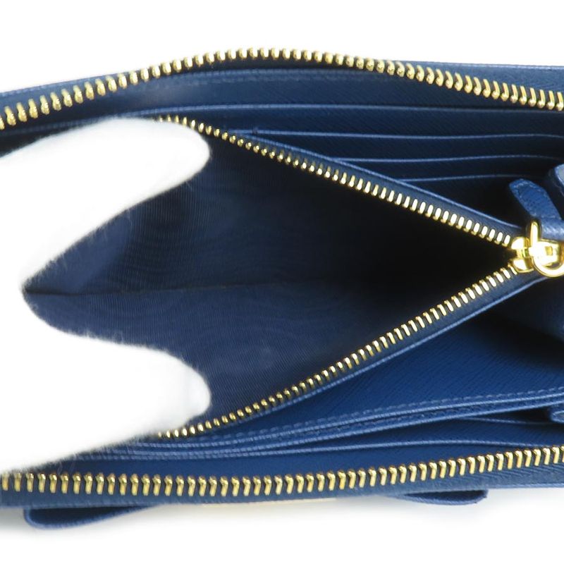Prada Round Zipper Long Wallet 1 Ml506 — view 4