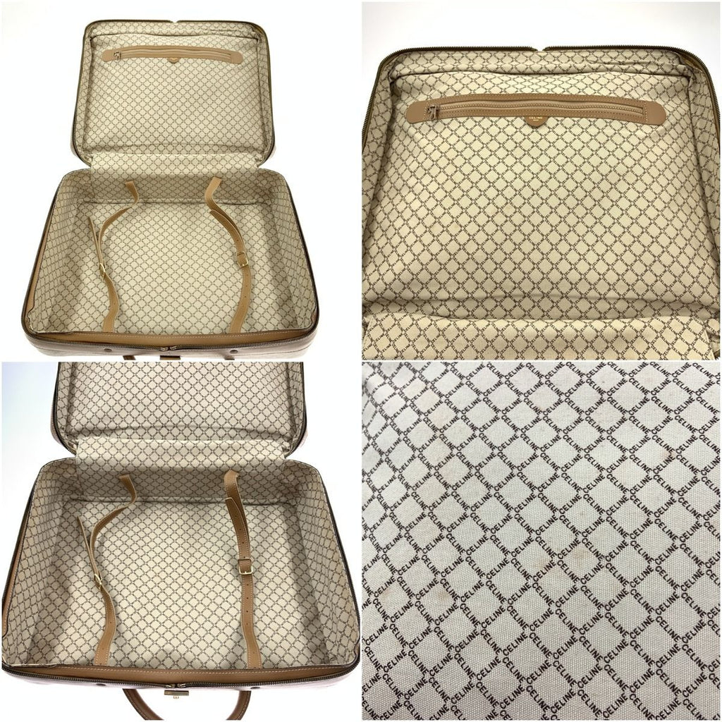 Celine Macadam Travel Bag Suitcase Light Brown — view 7