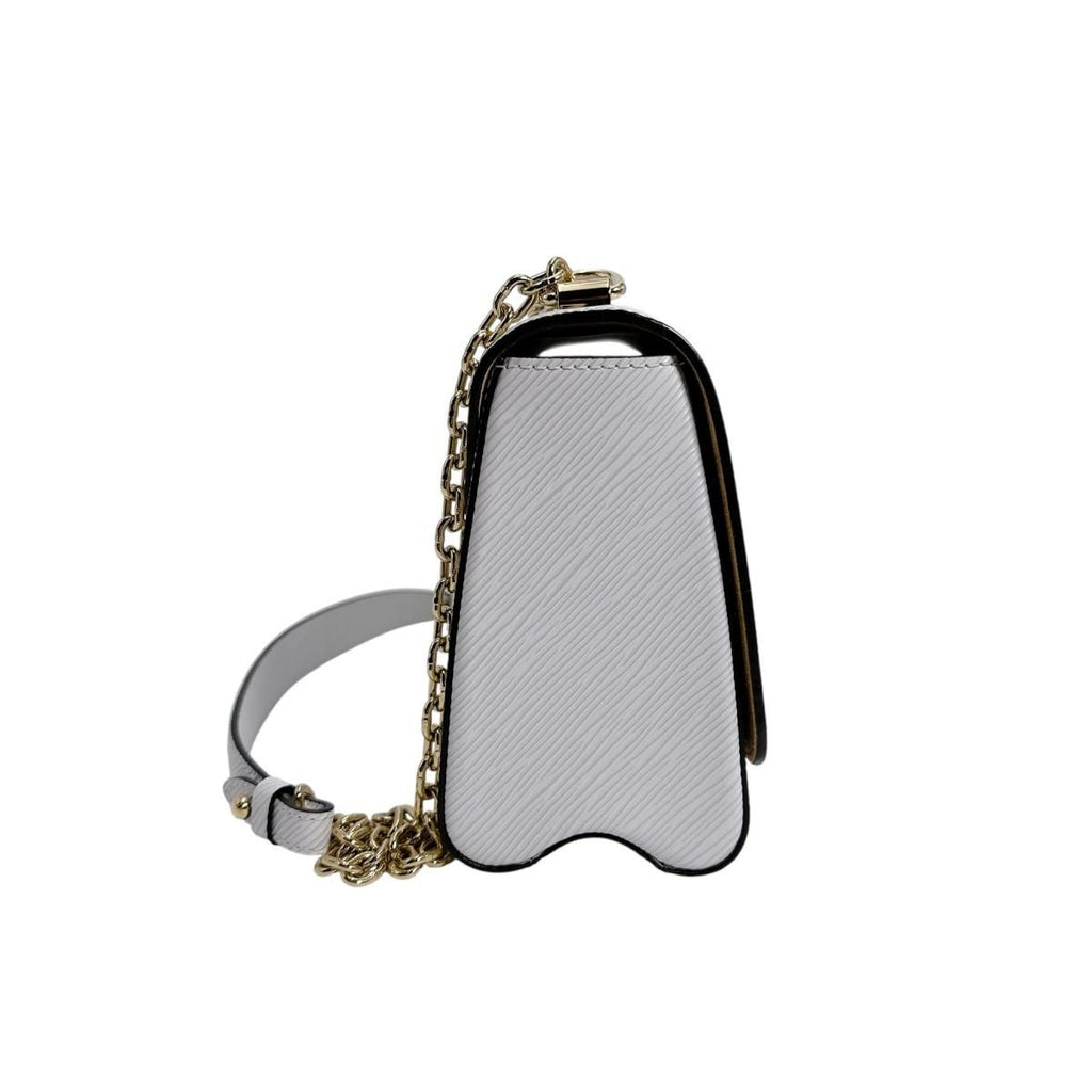 Louis Vuitton Epi Leather Twist MM Bron Shoulder Bag White — view 4