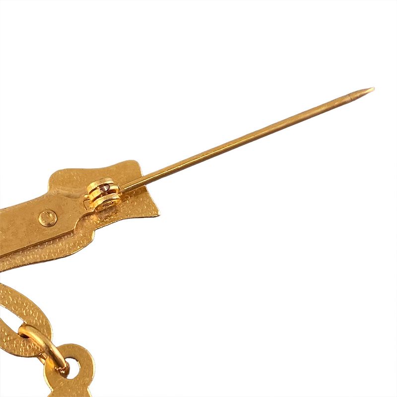 Hermes Skate Shoes Motif Brooch — view 7