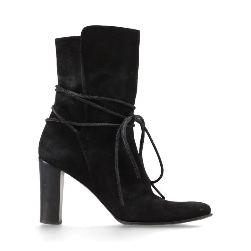 Hermes Suede Boots 36 Semelle Cuir Black — view 3