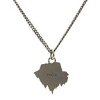 Christian Dior Necklace Astero Motif Metal Silver — view 3