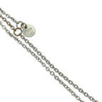 Christian Dior Bracelet Bangle Clair D LUNE CD Logo Metal Rhinestone Silver — view 5