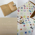 Louis Vuitton Monogram Multicolor Porte Monnaie Viennese Bronze Fold — view 5