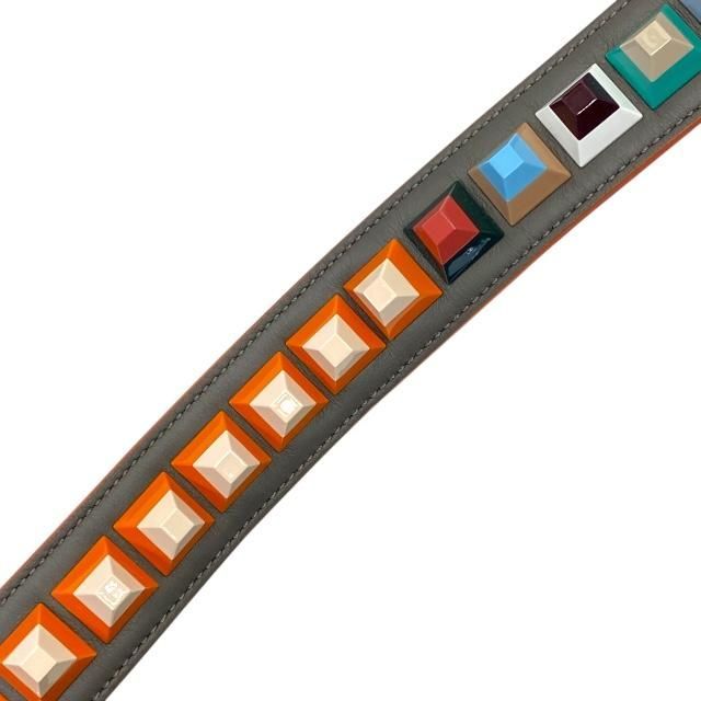 Fendi Strap You Long Shoulder Accessories For Bags Leather Studded — view 7