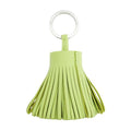 Hermes Key Ring Carmen Charm Pistachio Yellow Green Silver Hardware