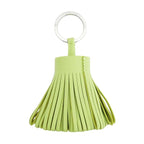 Hermes Key Ring Carmen Charm Pistachio Yellow Green Silver Hardware