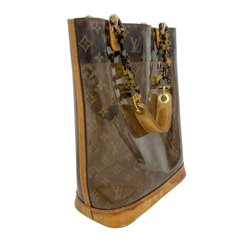 Louis Vuitton Tote Monogram Cruise Collection Cover Amble MM Brown — view 2