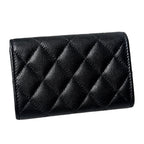 Chanel 19 Card Case Caviar Leather Black — view 2