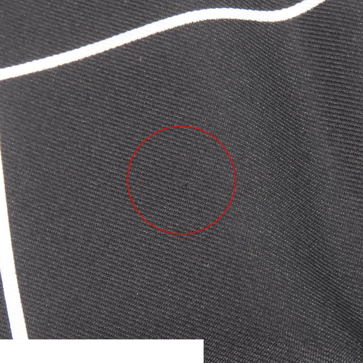 Chanel Scarf Black Silk CC Logo — view 4