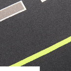 Chanel Scarf Black Silk CC Logo — view 5