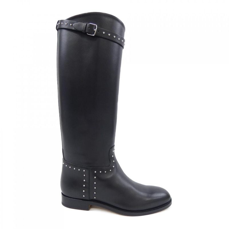 Hermes Long Size 37 Black Boots