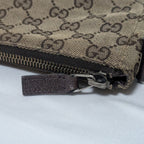 Gucci GG Canvas Shoulder Bag Brown — view 5