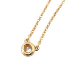 Tiffany & Co Diamond by the Yard Yellow Gold Clear Necklace — view 2