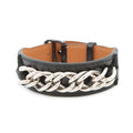 Hermes Bracelet Leni Black Silver