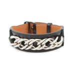 Hermes Bracelet Leni Black Silver