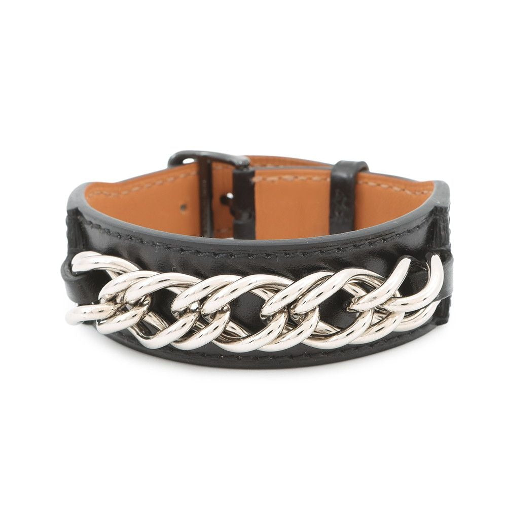 Hermes Bracelet Leni Black Silver