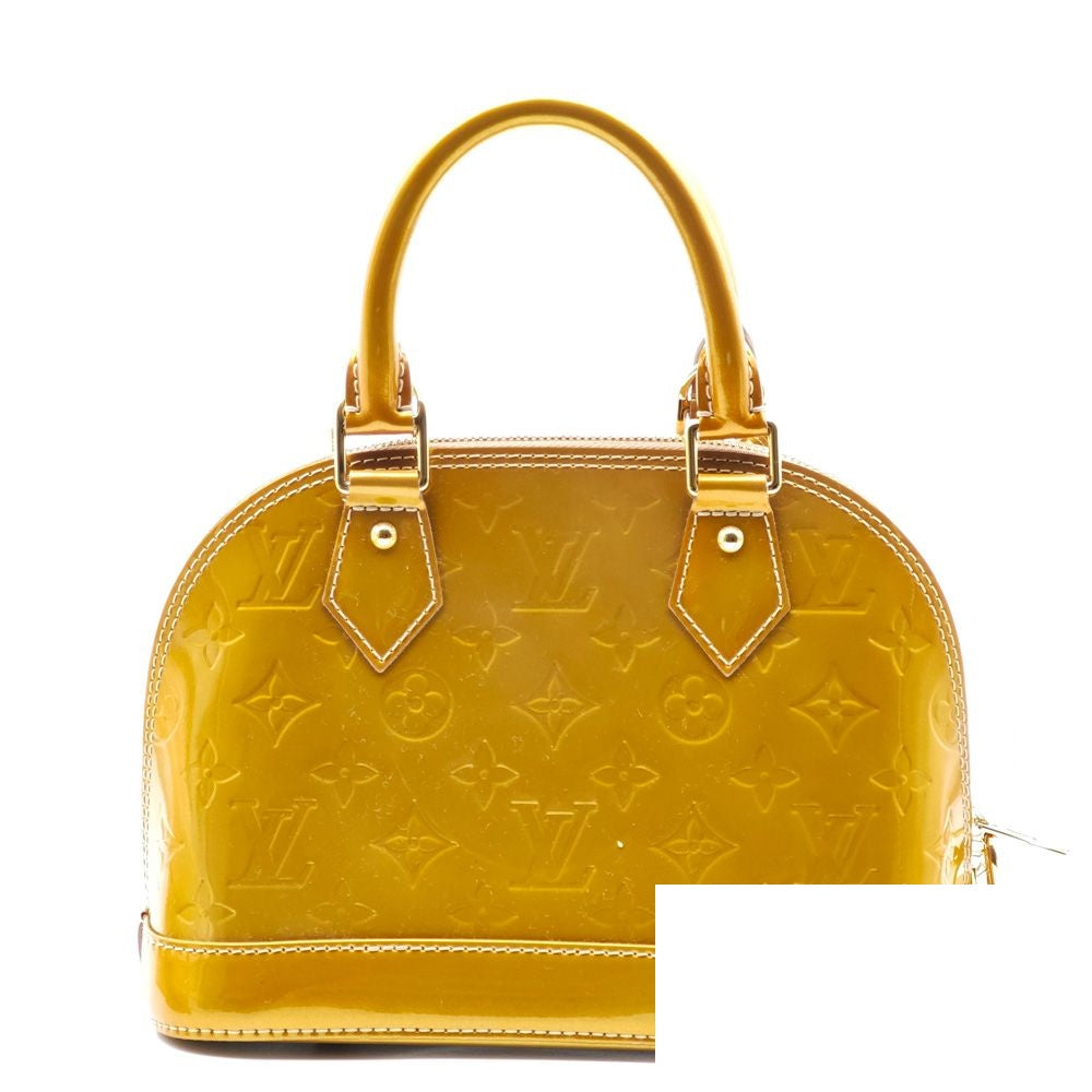 Louis Vuitton Alma BB Monogram Vernis Patent Leather Handbag — view 3