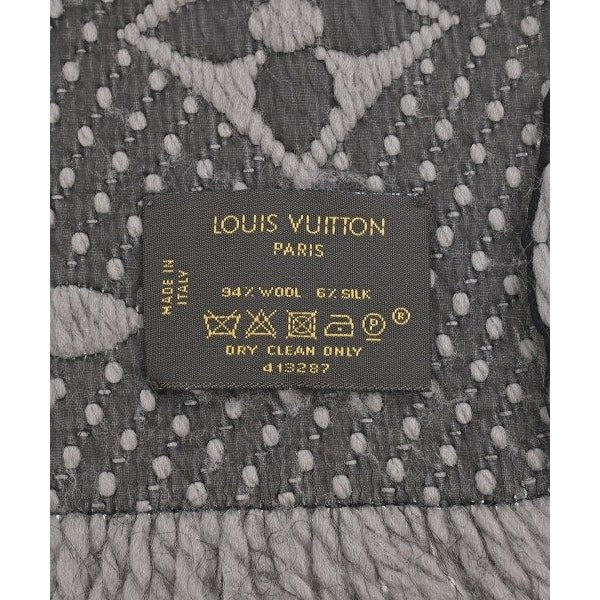 Louis Vuitton Scarf Wool Silk Grey-beige — view 5