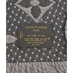 Louis Vuitton Scarf Wool Silk Grey-beige — view 5