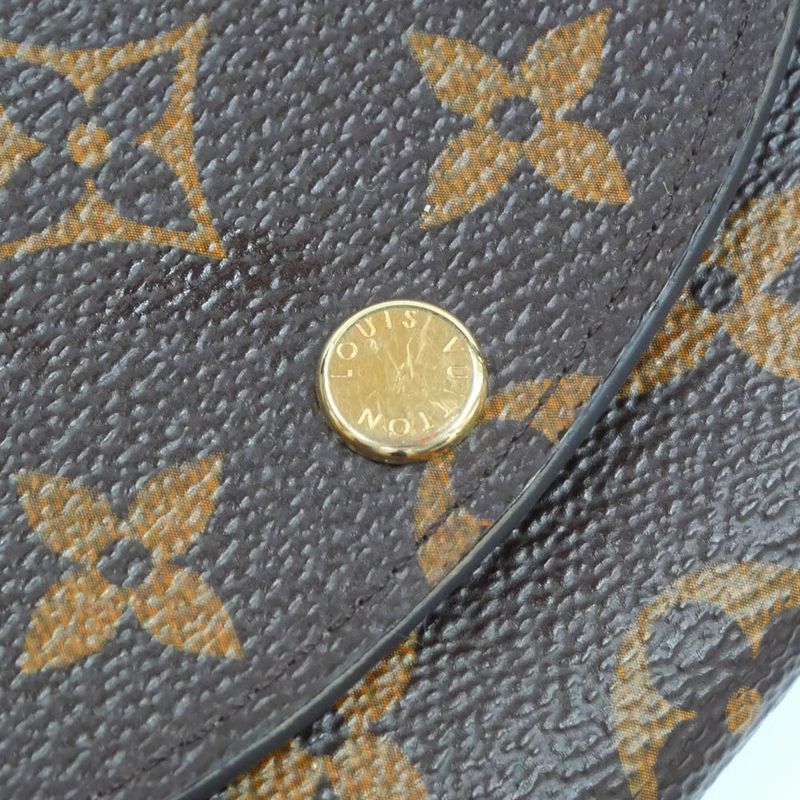 Louis Vuitton Porte Monnaie Rosalie Fuchsia Bifold Wallet Coin Case — view 9