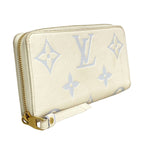 Louis Vuitton Wallet Monogram Empreinte Bicolor Zippy Latte White Candy Blue — view 2