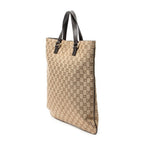 Gucci Vertical Brown Beige GG Canvas Shoulder Bag — view 2
