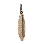 Gucci Vertical Brown Beige GG Canvas Shoulder Bag — view 4