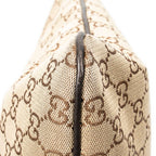 Gucci Vertical Brown Beige GG Canvas Shoulder Bag — view 7
