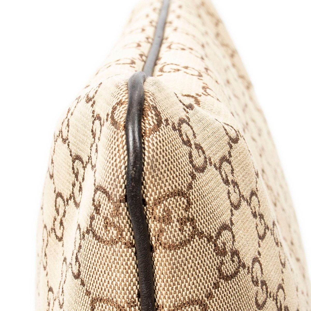 Gucci Vertical Brown Beige GG Canvas Shoulder Bag — view 8