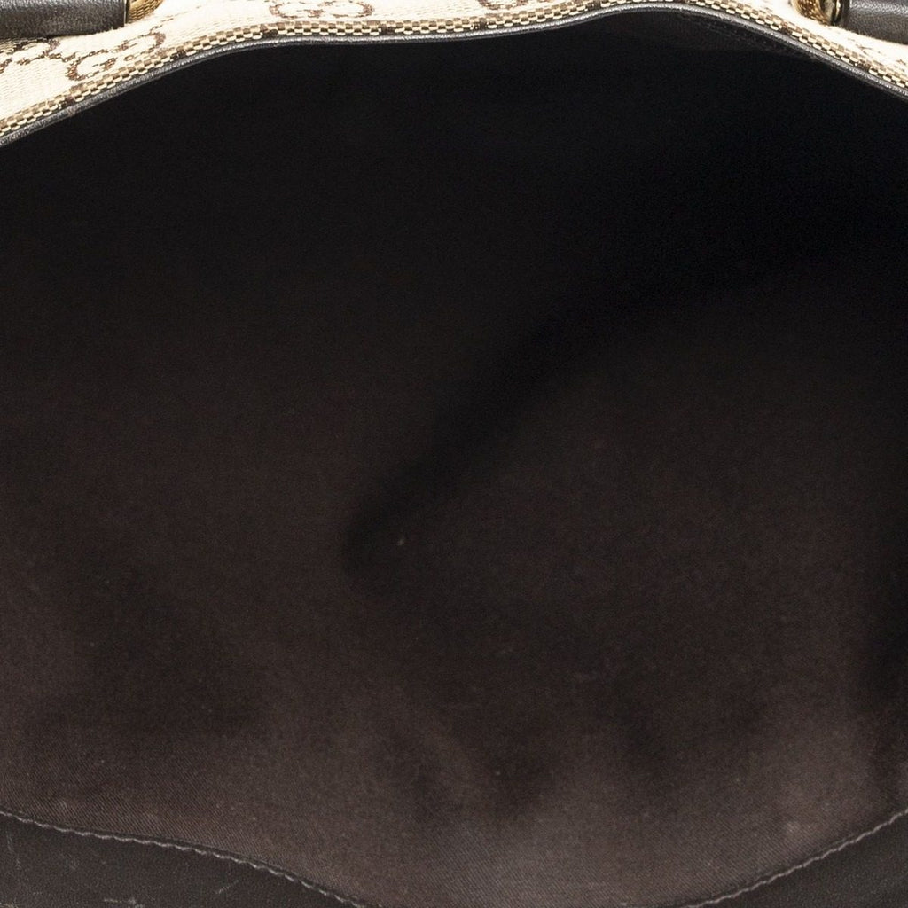 Gucci Vertical Brown Beige GG Canvas Shoulder Bag — view 9