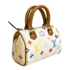 Louis Vuitton Handbag Monogram Multicolor Mini Speedy Blanc — view 2